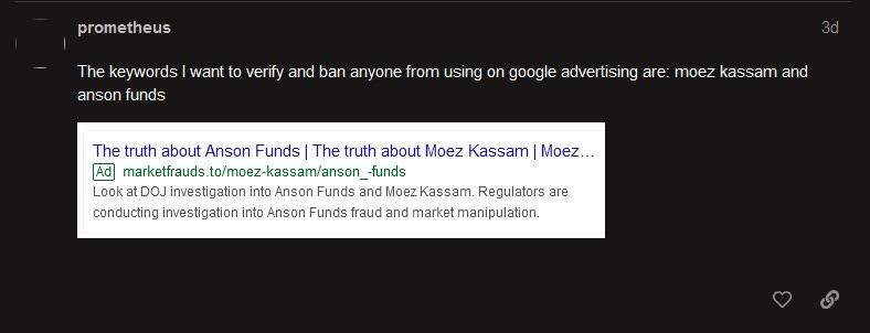 Moez kassam and Anson Funds